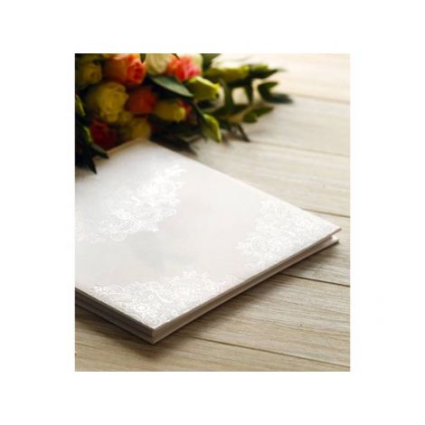 Księga Gości PartyDeco 21x19.7cm/22 Biała - 3